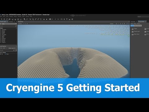 Cryengine 5 Getting Started : Install & First Project