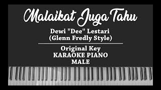 Malaikat Juga Tahu (MALE KARAOKE PIANO COVER) Dewi 'Dee' Lestari (Glenn Fredly Style)