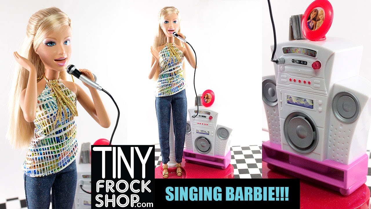 Singing Karaoke Barbie YouTube