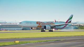 エミレーツ航空B777-300ER エキスポ2020限定バージョン エミレーツ航空、計40機に「エキスポ2020」特別塗装を完了