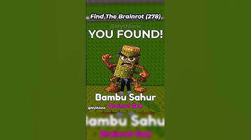 How To Get Bambu Sahur | Find the Brainrot ROBLOX