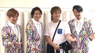 純烈・酒井、台風余波で会見ぎりぎり到着