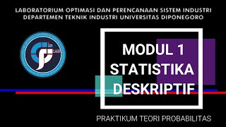 Modul 1 (Statistika Deskriptif) - Tutorial Software Teori Probabilitas screenshot 4