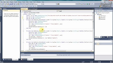 035  تحميل بيانات من قاعدة بيانات اكسس  لــ combobox &listbox فى vb net
