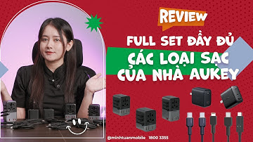 Full set đầy đủ các loại sạc Aukey cho TẤT CẢ CÁC THIẾT BỊ APPLE của bạn mà có giá cực ngon