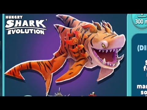 Hungry Shark Evolution NEW UPDATE, NEW TIGER SHARK GAMEPLAY SABER TOOTH SHAR KHAN 1