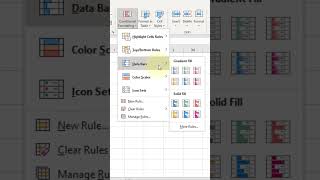 conditional formatting in Excel