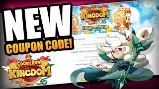 NEW COUPON CODE! (FREE 500Cystals) -Cookie Run Kingdom