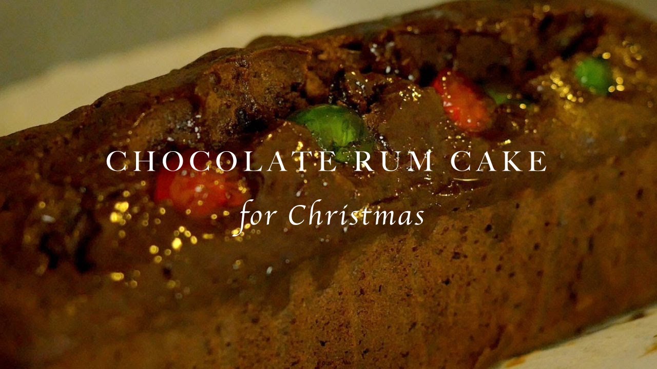 レシピ クリスマスラムケーキの作り方：Christmas Rum Cake YouTube