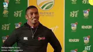 Ferisco Adams on Rocks losing to Dolphins in T20 semi