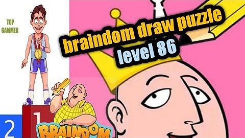 braindom draw puzzle level 86 walkthrough Solution gameplay