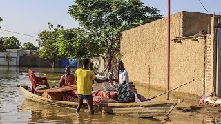 Tchad : bataille contre les inondations à N'Djamena screenshot 5