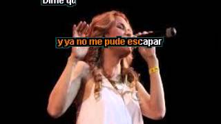 Quiero que te quedes Karaoke -  Adriana Lucia chords