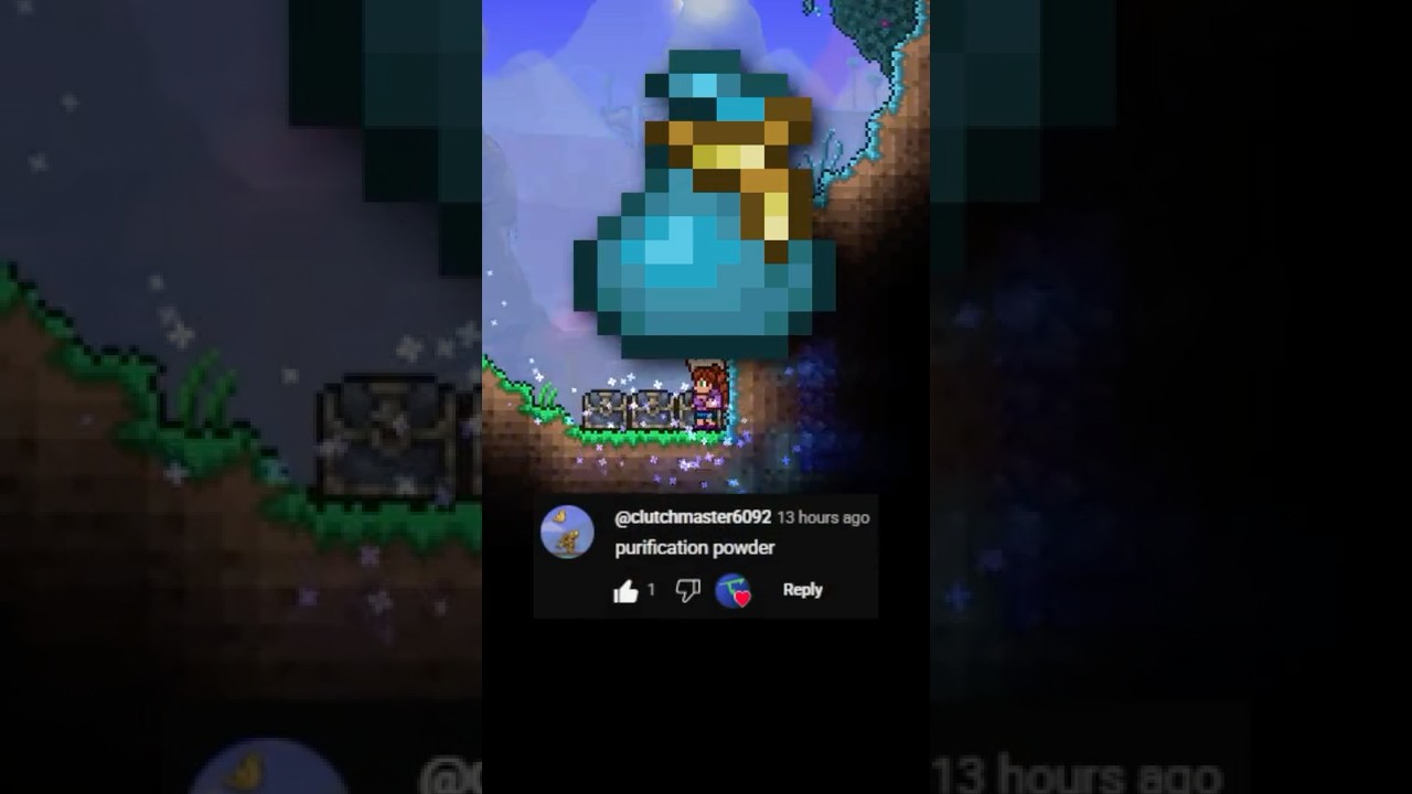 Terraria Fact Day 281: Purification Powder 