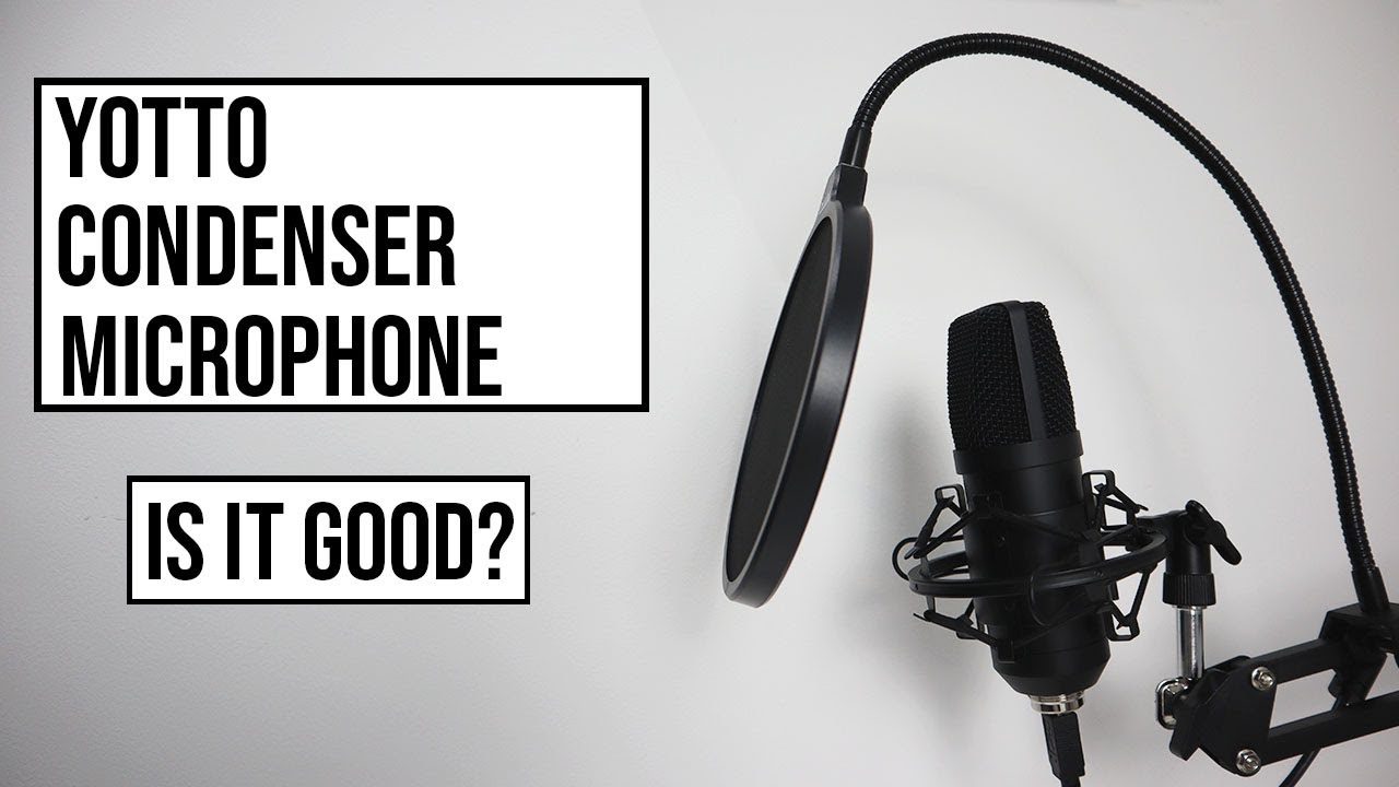 GREAT BUDGET YOUTUBE MIC? YOTTO USB CONDENSER MICROPHONE! YouTube