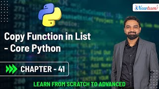 Copy Function in List |  Python for Beginners  | Chapter 41 Copy Function In Python
