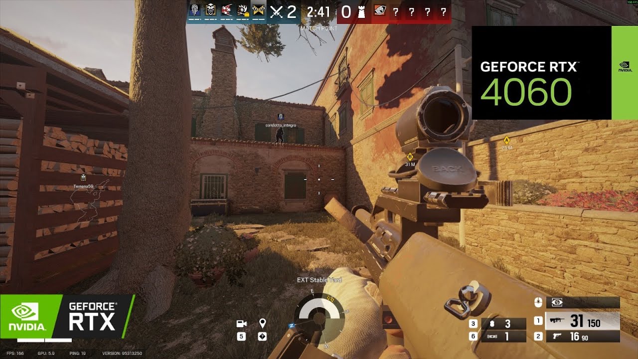 Rainbow Six Siege X | RTX 4060 8GB (FHD Maximum Settings)