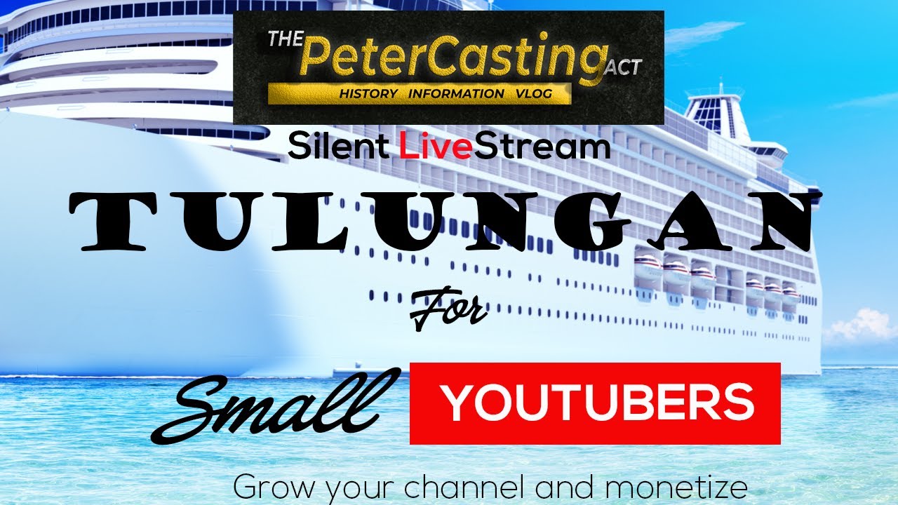 PeterCasting Live Stream | Small Youtuber Tulungan
