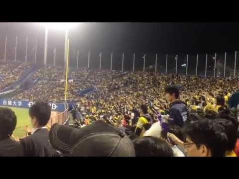 ホークスチャンテメドレーから李大浩のホームラン　2015日本シリーズ第5戦