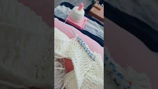 If one sits then you will be covered by frogged yarn..... #fyp #dog #crochet #skirt