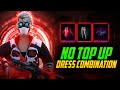 NEW NO TOP UP PRO DRESS UP LIKE LEGENDS PLAYERS🔥 | TOP 5 FREE DRESS COMBINATION