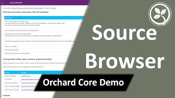Source Browser - Orchard Core Demo
