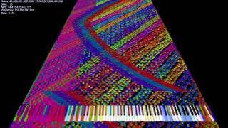 17,501,021,060,441,556 notes in 10 seconds (loud audio)