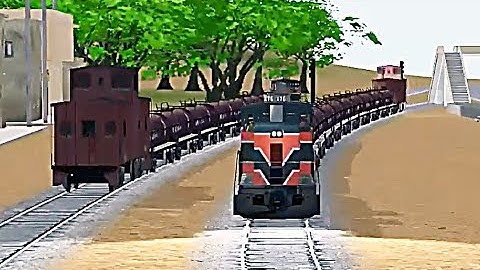 Train Sim - India Using Ge 70-ton Switcher - Simulasi Kereta Api