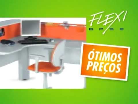 FLEXIBASE MÓVEIS PARA ESCRITÓRIO - YouTube