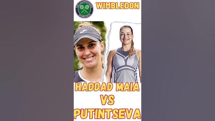 Tennis WTA Wimbledon 2023 Haddad Maia vs Putintseva #shorts