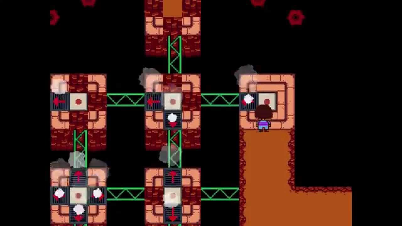 Undertale Lava Jump Puzzle Youtube