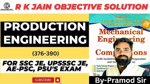 R k jain Production engineering mcq| Rk jain Mechanical objective solution|Production technology mcq