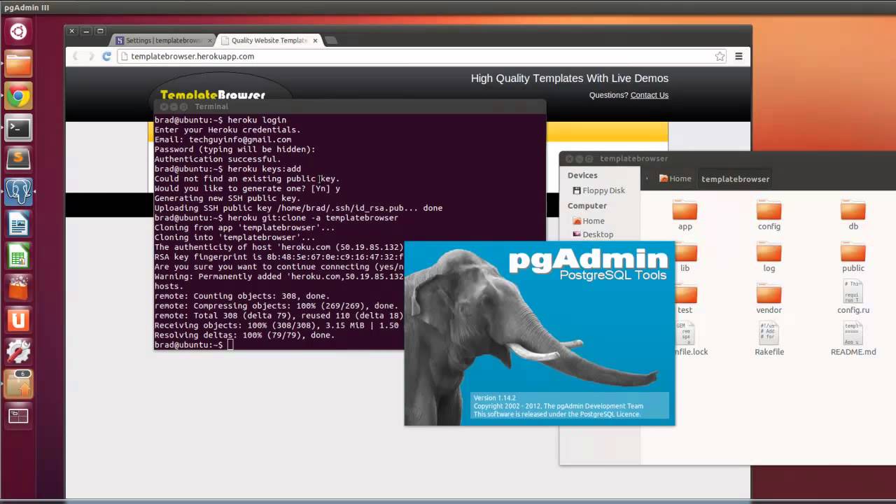 Pull A Heroku Rails App and Database heroku dyno