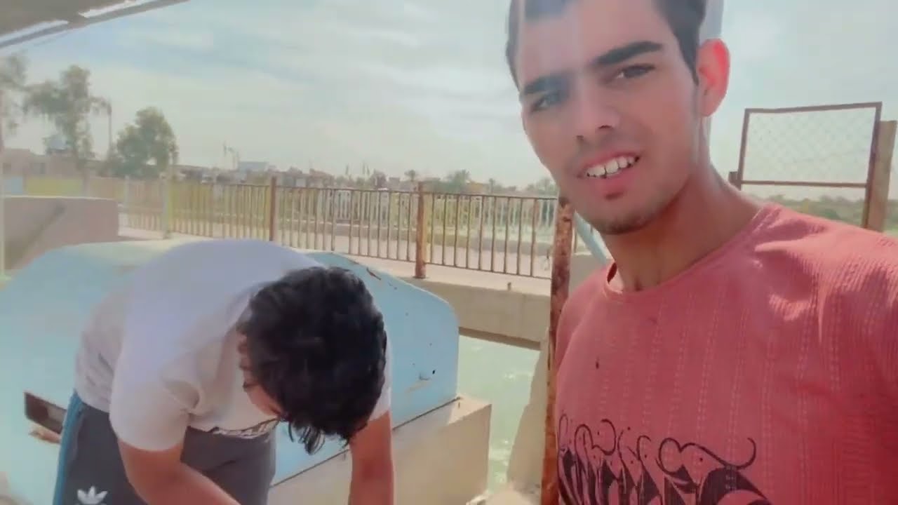 صيد السمك بالسليه في نهر الفرات#اللهم_صل_على_محمد_وال_محمد