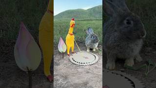 Unique Beautiful DIY Rabbit Trap Using Paper #camping #outdoors #bushcraft