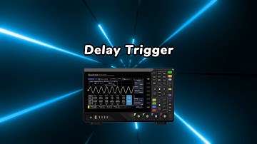 How does the slope trigger of the oscilloscope work?