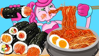 ASMR Mukbang | Fire Noodles, Hot Dog & Convenience Store | 라면 도전 먹방, 떡볶이 & 한국 음식