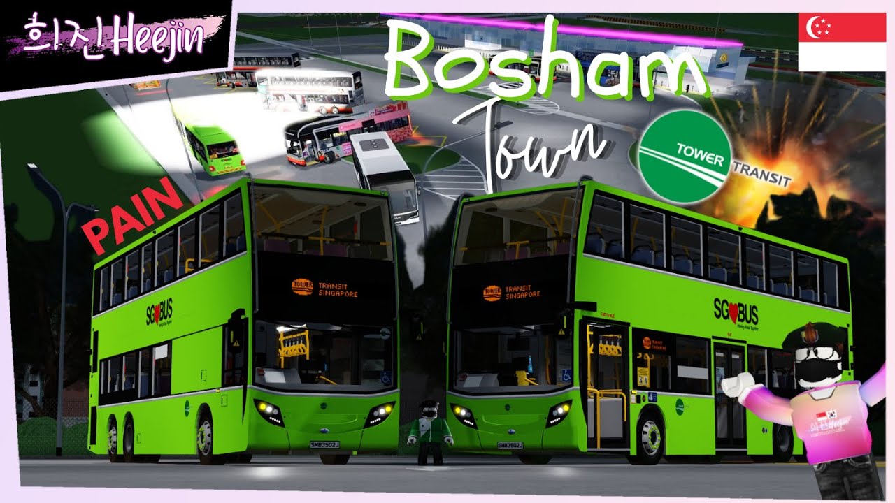 TOWER TRANSIT SINGAPORE в ROBLOX! В BOSHAM творится хаос! | 희진Heejin