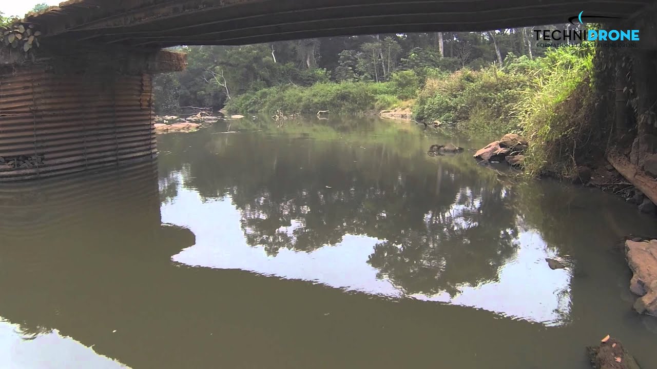rivierenhof Inspection de rivière par drone - TECHNI DRONE