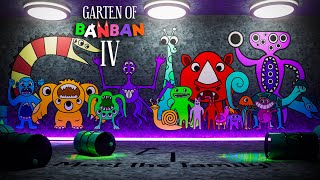 Garten of Banban 4 - ALL BOSSES + ENDING (Gameplay #19)
