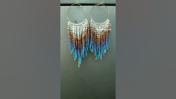 #beaded #earring #handmade #trend #fashion #seedbeads #satisfying #diy #hobby #tutorial #beadart