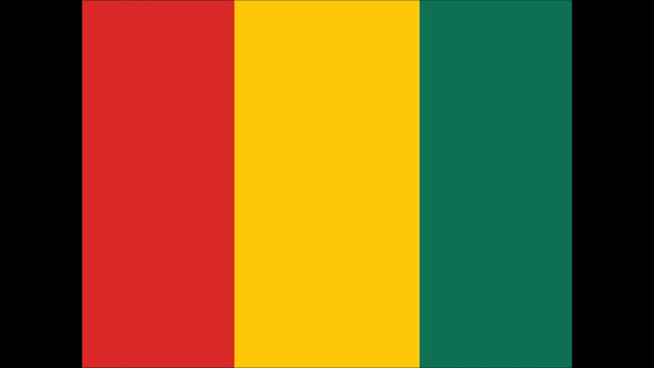 Guinea Flag, Conakry, Republic of Guinea -  Finland