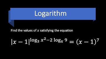 Logarithm | IIT-JEE | Important Question 04 #IIT #JEE #Log #NTSE #KVPY #RMO #11th Class #Basic Maths