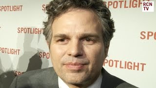 Mark Ruffalo Interview Spotlight Premiere