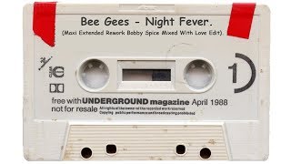 Bee Gees - Night Fever. (Maxi Extended Rework Bobby Spice Mixed With Love Edit). (ORB SIDE) Resimi