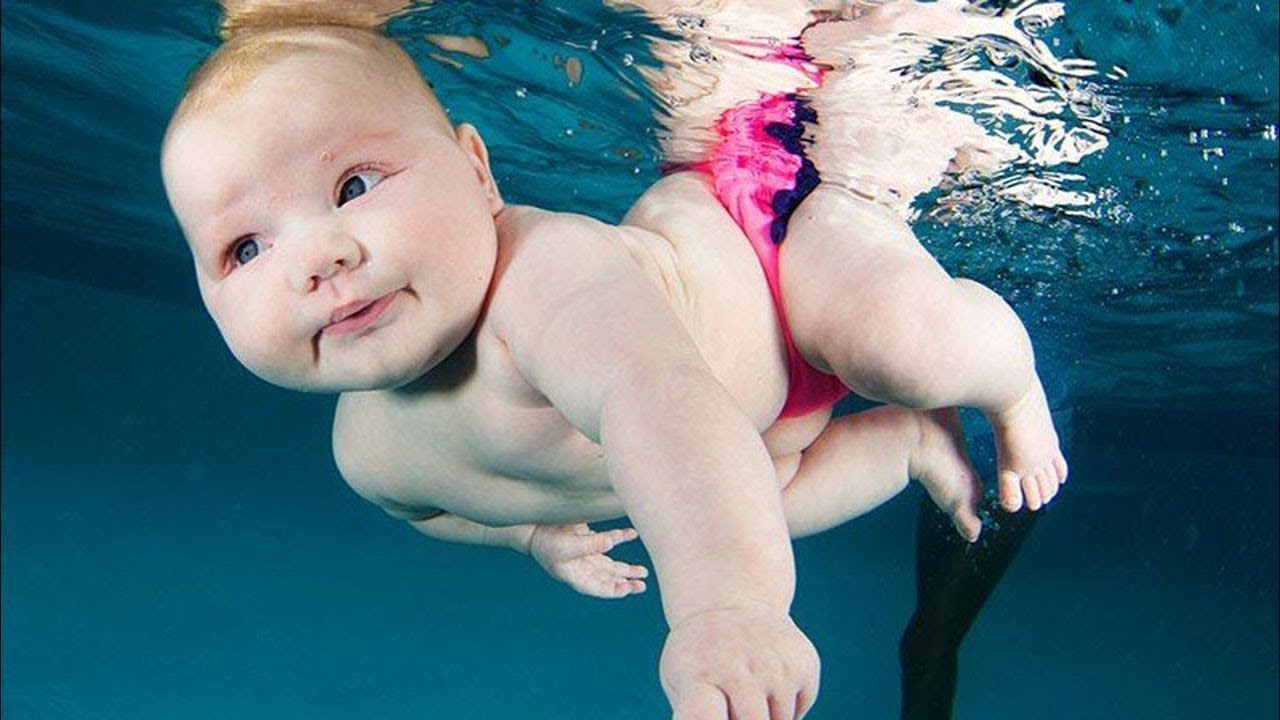 Funny Baby Playing with water FUNNY BABY VIDEOS YouTube