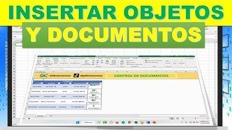 COMO INSERTAR OBJETOS Y DOCUMENTOS EXTERNOS (GUIA RAPIDA) #excel #office #tutorial #exceltips