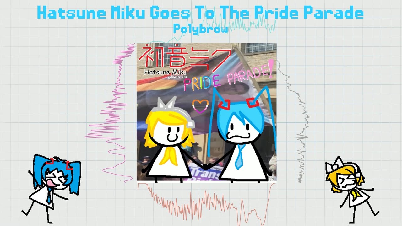 Hatsune Miku Goes To The Pride Parade【初音ミク】 - YouTube