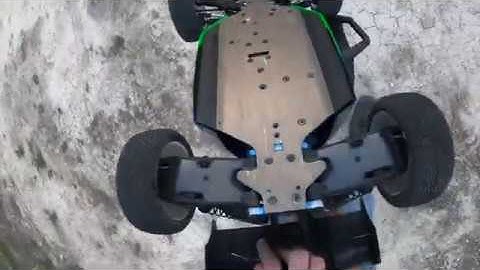 Team Associated RC8B3.2E Carbon Arm Stiffeners and Shock Towers Test