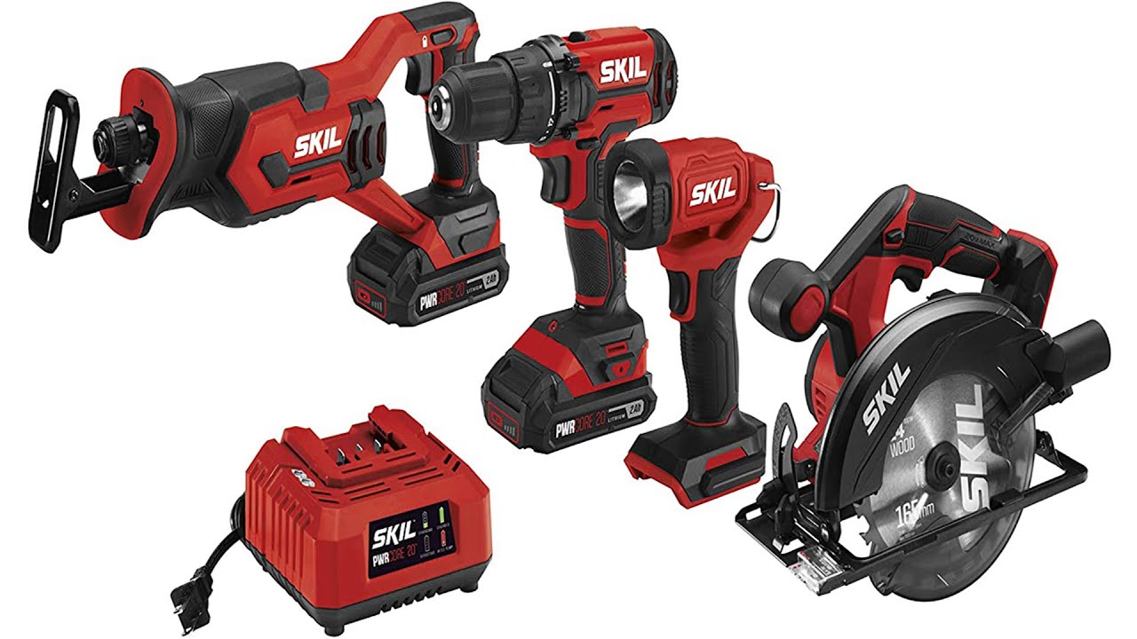 Best cordless drill SKIL 20V 4Tool Combo Kit 20V Cordless Drill